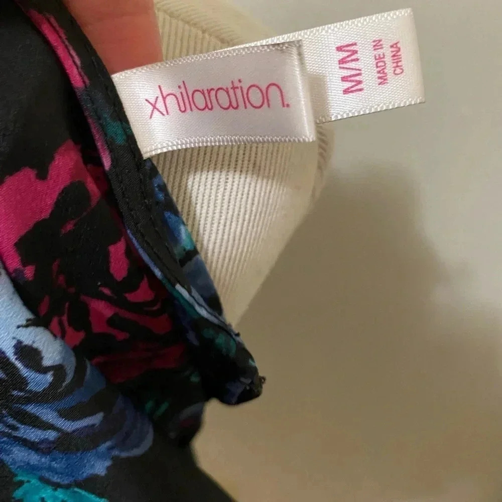 *EUC* Retro Xhiliration Low back Belted Flower A-line dress - Picture 5 of 6